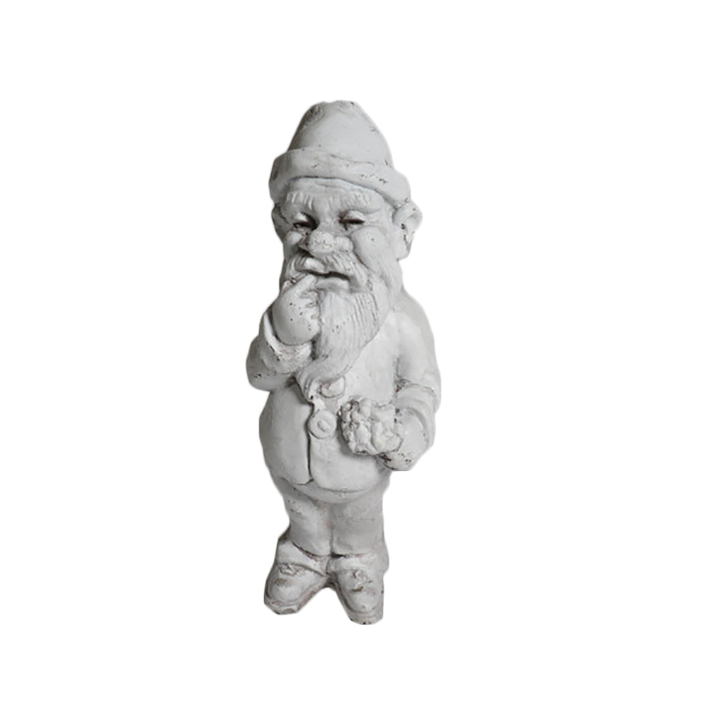 Gnome Thinker 12 Gargoyle Sculpture - XoticBrands Home Decor