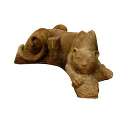 Panther Snarl 44 W Garden Animal Statue - XoticBrands Home Decor