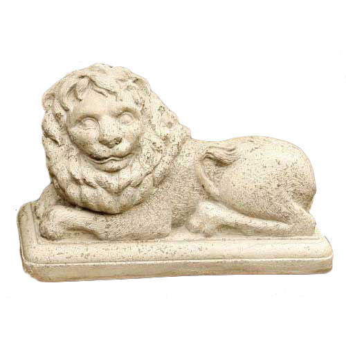 Hallie Lion Left 7.5 Garden Animal Statue - XoticBrands Home Decor