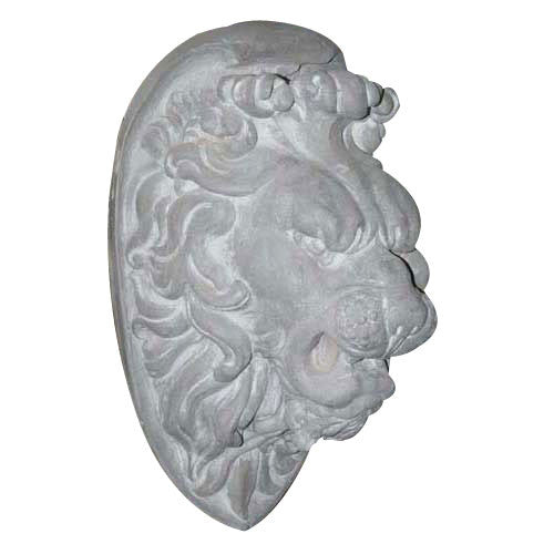 Lion Head From Como 22 Garden Animal Statue - XoticBrands Home Decor