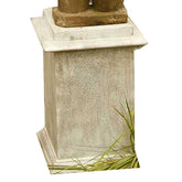 Vendi Pedestal 24 - Pedestal Sculpture - XoticBrands Home Decor