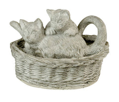 Kittens At Play 8 Garden Animal Statue - XoticBrands Home Decor