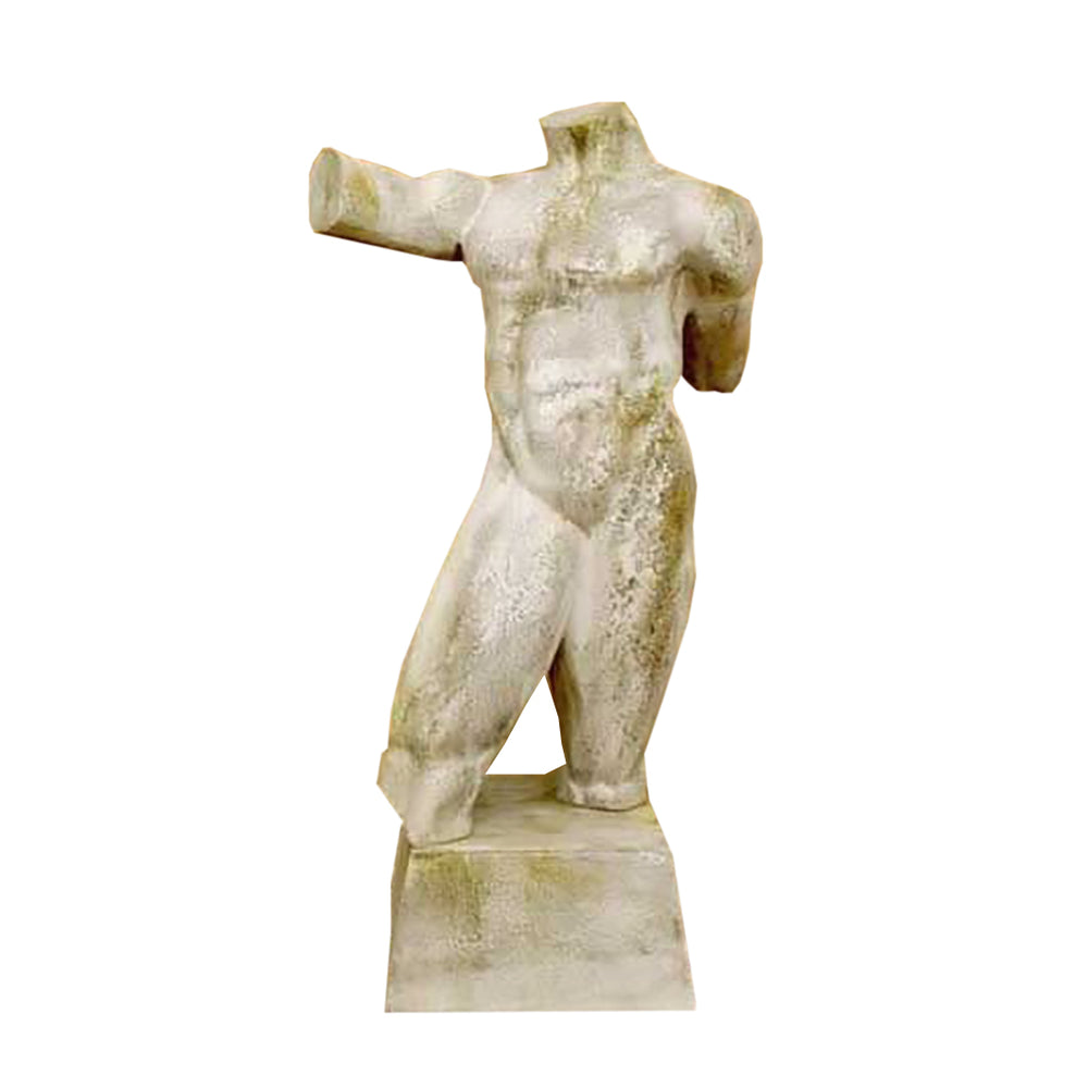 Male Remnant Nude Form 69 H - Large Classical Sculpture - XoticBrands Home Decor