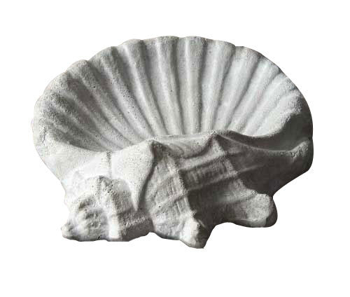 Shell Birdbath 15 W Garden Animal Statue - XoticBrands Home Decor