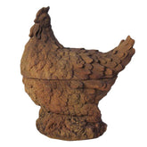 Hen Bowl Garden Animal Statue - XoticBrands Home Decor