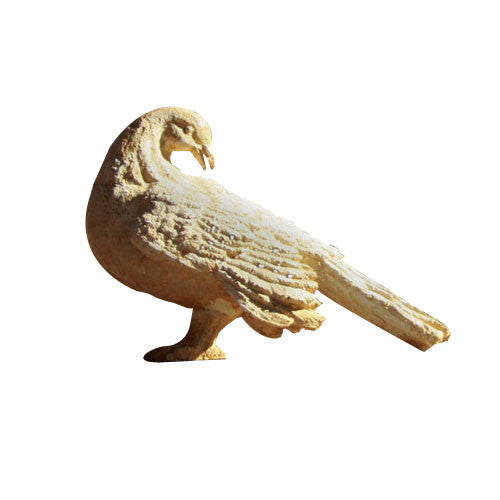 Preening Dove Garden Animal Statue - XoticBrands Home Decor