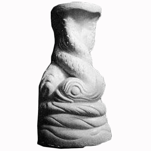 Twisted Dolphin Pedestal - Pedestal Sculpture - XoticBrands Home Decor