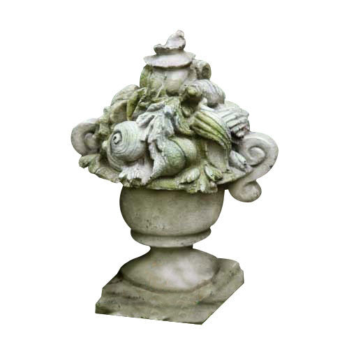 Shell Ocean Urn 13 Garden Animal Statue - XoticBrands Home Decor