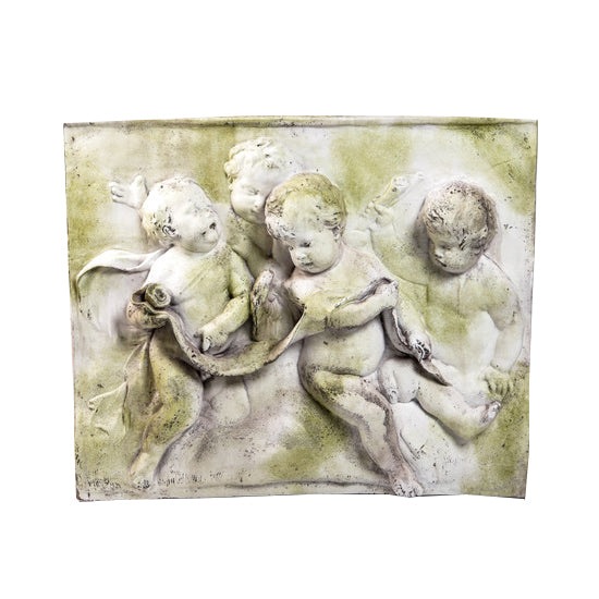 Four Singing Cherubs Plaque - Architectural Friezes,Traceries & Tiles - XoticBrands Home Decor