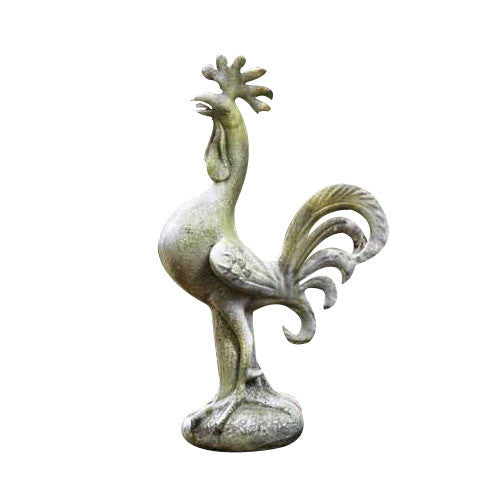 Rooster Crowing 22 Garden Animal Statue - XoticBrands Home Decor