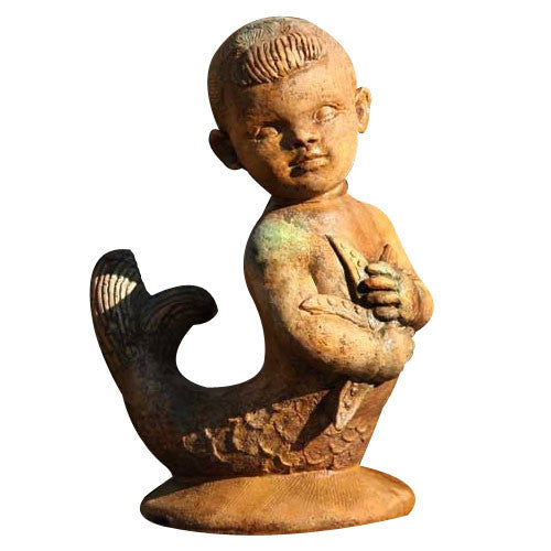 Mergirl 17 (Cppr) Garden Animal Statue - XoticBrands Home Decor
