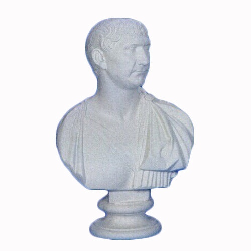 TRAIANO 28"H - Greek & Roman Busts - XoticBrands Home Decor