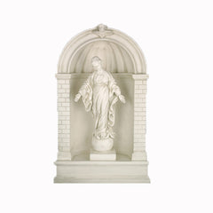 Med.Shrine For 24" -26"h Statues - Architectural Niches - XoticBrands Home Decor