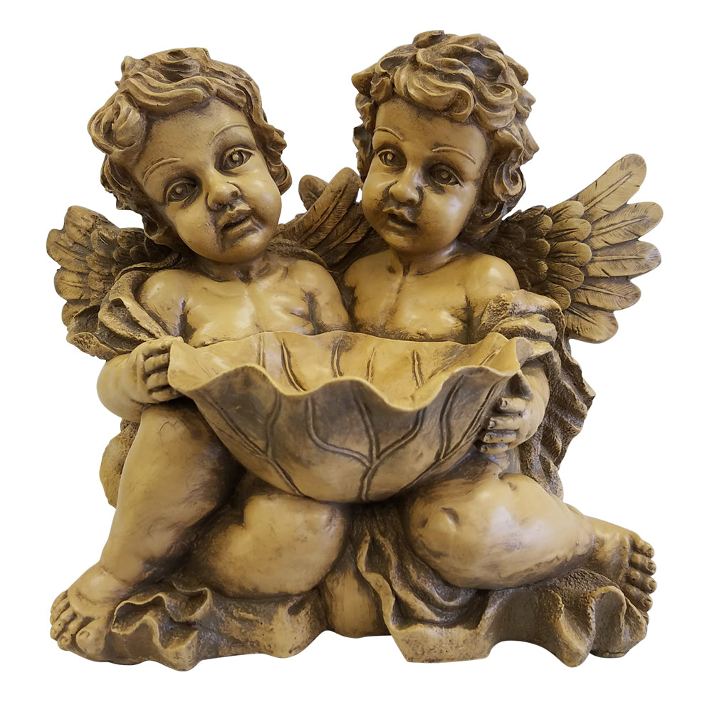 Cael & Calliel, Help And Healing Cherub Angel Sculpture And Statue - XoticBrands Home Decor