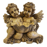 Cael & Calliel, Help And Healing Cherub Angel Sculpture And Statue - XoticBrands Home Decor