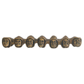 Seven Expressions Joy, Surprise, Contempt, Sadness, Anger, Disgust And Fear Medieval Wall Statue - Bronze - XoticBrands Home Decor