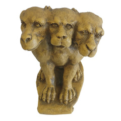 Qaggax, The 3 Headed Gargoyle Sculpture Statue - XoticBrands Home Decor