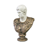 Caesar (Two Tone) Armor 24 - Greek & Roman Busts - XoticBrands Home Decor