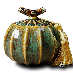 Alexis Ceramic Cremation Urn - Funeral Ashes, , XoticBrands Home Decor