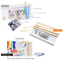 Beautiful Beach Side - DIY Paint By Numbers - XoticBrands Home Decor