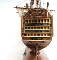 HMS Victory Mid Size EE Model Display, Home furniture and decor, Old Modern Handicrafts, XoticBrands Home Decor