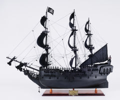 Black Pearl Pirate Ship Large With Floor Display Case Model Display, Home furniture and decor, Old Modern Handicrafts, XoticBrands Home Decor