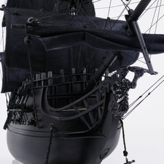 Black Pearl Pirate Ship Large With Floor Display Case Model Display, Home furniture and decor, Old Modern Handicrafts, XoticBrands Home Decor