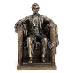 Seated Abraham Lincoln - Famous People Sculpture - Cold Cast Bronze, Famous People, XoticBrands, XoticBrands Home Decor