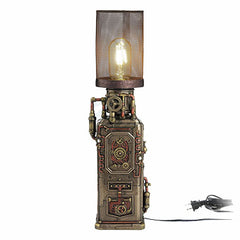 Steampunk Dispenser Tower Lamp Steampunk. Sculpture, New Décor Collection, XoticBrands, XoticBrands Home Decor
