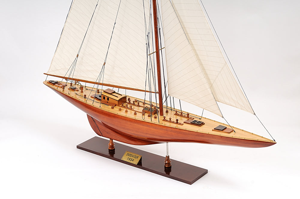 Endeavour XL Boat Model Display, Home furniture and decor, Old Modern Handicrafts, XoticBrands Home Decor