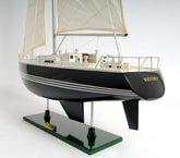 Victory Yacht Painted Boat Model Display, Home furniture and decor, Old Modern Handicrafts, XoticBrands Home Decor