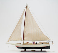 Skipjack Painted (L80) Boat Model Display, Home furniture and decor, Old Modern Handicrafts, XoticBrands Home Decor