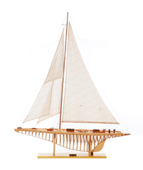 Shamrock Open Hull Boat Model Display, Home furniture and decor, Old Modern Handicrafts, XoticBrands Home Decor