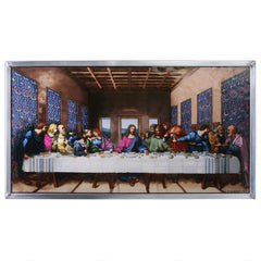The Last Supper Art Glass, Christian Art, Design Toscano, XoticBrands Home Decor