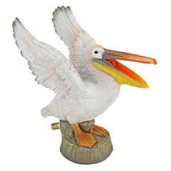 Oceanside Pelican Spitter Piped Statue, Fountains, Design Toscano, XoticBrands Home Decor