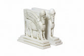 Assyrian Bookends 8 Animal Display Sculpture, Home Decor, XoticBrands, XoticBrands Home Decor