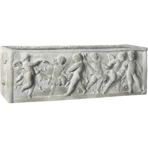 Rectangular Cherub Planter 12 Garden Angel Statue - XoticBrands Home Decor