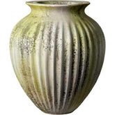 Ribbed Oil Jar Ipsrs-44 Planters Sculpture, Home Decor, XoticBrands, XoticBrands Home Decor