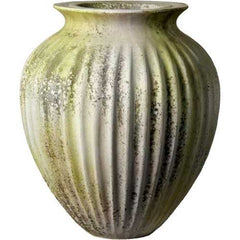 Ribbed Oil Jar Ipsrs-44 Planters Sculpture, Home Decor, XoticBrands, XoticBrands Home Decor