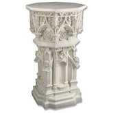 Cathedral Pedestal 44 Animal Architectural Sculpture, Home Decor, XoticBrands, XoticBrands Home Decor