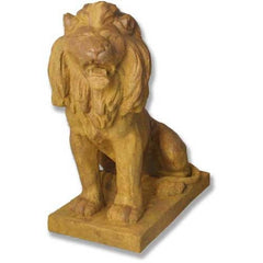 Lion 36 Facing Left Garden Animal Statue - XoticBrands Home Decor