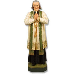 Saint John Vianney 50 Large Religious Sculpture - XoticBrands Home Decor