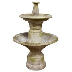 Balustrade 2 Tier Fountain Garden Display - XoticBrands Home Decor