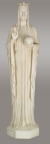 Christ The King 47" H Animal Religious Sculpture, Religious Decor, XoticBrands, XoticBrands Home Decor