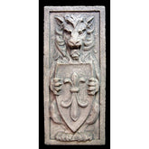 Lion Crest Plaque 38 Architectural Sculpture, Home Decor, XoticBrands, XoticBrands Home Decor