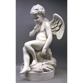 Mischievous Cupid 37 Large Animal Angel Sculpture, Home Decor, XoticBrands, XoticBrands Home Decor