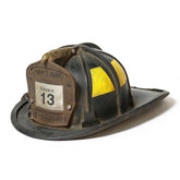 Fireman Helmet Animal Display Sculpture, Home Decor, XoticBrands, XoticBrands Home Decor