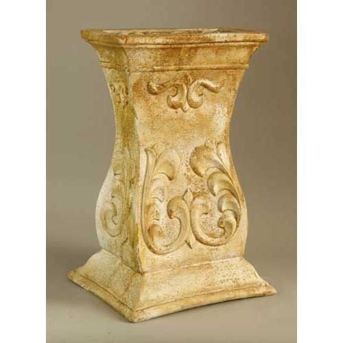 Russo Pedestal 28"H Architectural Sculpture, Home Decor, XoticBrands, XoticBrands Home Decor