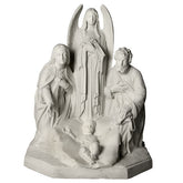 HOLY FAMILY W/ ANGEL 38" H Religious Sculpture - Religious, Religious, XoticBrands, XoticBrands Home Decor