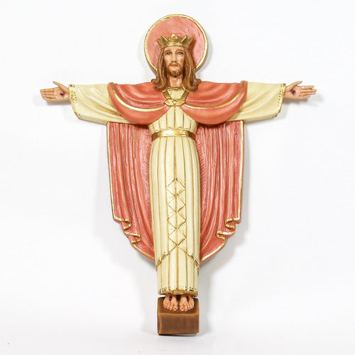 Christ the King Wall Animal Religious Sculpture, Religious Decor, XoticBrands, XoticBrands Home Decor